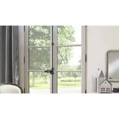 TIGE DE CRÉMONE BOUTON 130CM NOIR  - 2