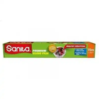 ROULEAU FILM TRANSPARENT ALIMENTAIRE 15M*30CM SANITA SANITA - 1