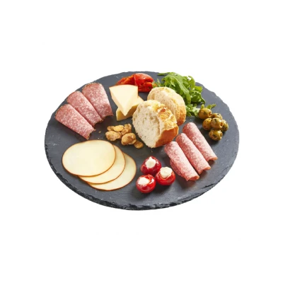 PLATEAU À FROMAGE ROND EN ARDOISE Ø25CM  - 3