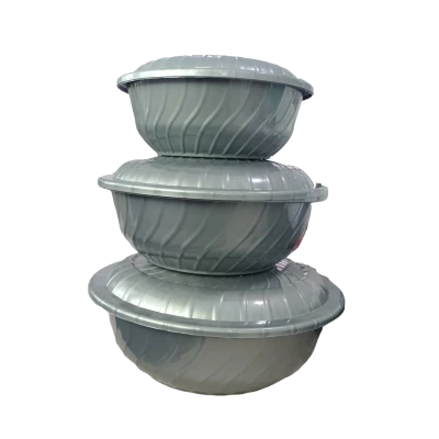 LOT DE 3 BASSINES KASSAA SOTUFAB PLAST SOTUFAB PLAST - 4