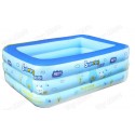 PISCINE GONFLABLE RECTANGULAIRE 190*145*60CM  - 1