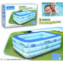 PISCINE GONFLABLE RECTANGULAIRE 190*145*60CM  - 3