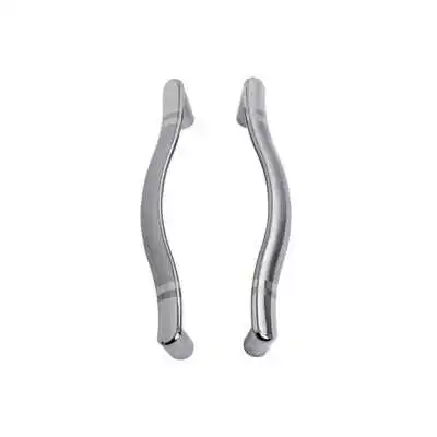 LOT DE 2 POIGNÉES DE PORTE D'ENTRÉE COURBE DELIA DELIA - 1