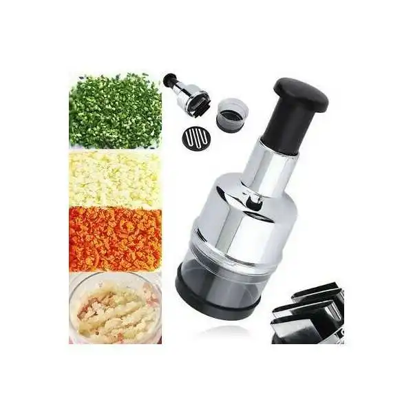 HACHOIR MANUEL À LÉGUMES ET À OIGNON AVEC COUVERCLE