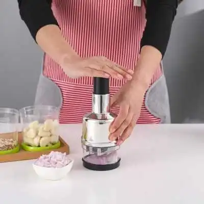 HACHOIR MANUEL À LÉGUMES ET À OIGNON AVEC COUVERCLE  - 4