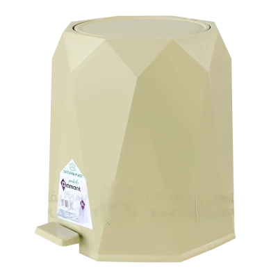 POUBELLE DIAMANT EN PLASTIQUE 5L SOTUFAB PLAST SOTUFAB PLAST - 2