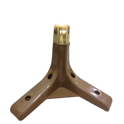 SABOT COIN DE MEUBLE EN PLASTIQUE TAUPE/ DORÉ PARMA  - 2