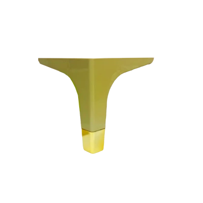 SABOT COIN DE MEUBLE EN PLASTIQUE GOLD/DORÉ PARMA  - 1