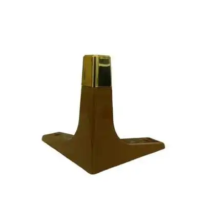 SABOT COIN DE MEUBLE EN PLASTIQUE TAUPE/ DORÉ PARMA  - 3