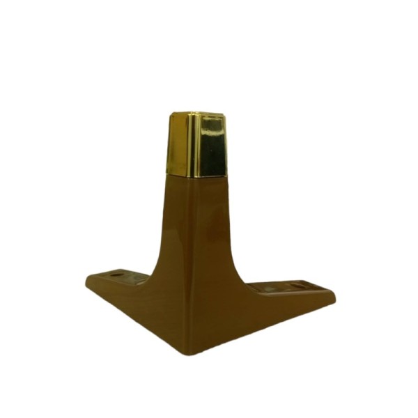 SABOT COIN DE MEUBLE EN PLASTIQUE TAUPE/ DORÉ PARMA