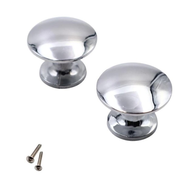BOUTON DE MEUBLE 2105 CHROMÉ NOBLE