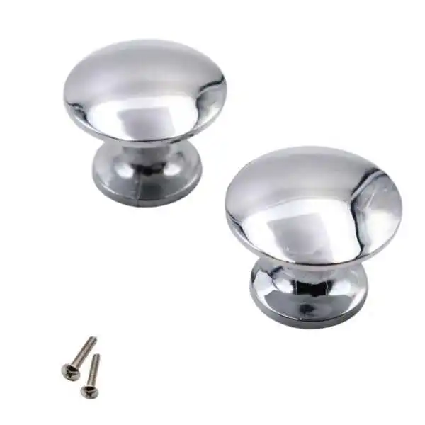 BOUTON DE MEUBLE 2105 CHROMÉ NOBLE