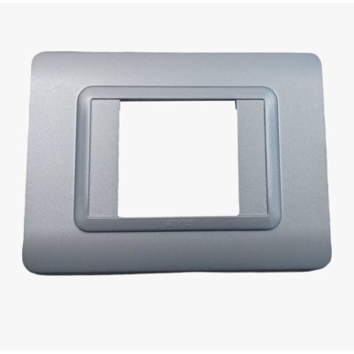 copy of PLAQUE RECTANGULAIRE 2MODULES SILVER ALPHA SOMEF - 1