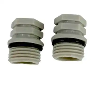 LOT DE 2 BOUCHONS Ø15/21MM MÂLE EN PVC - 1