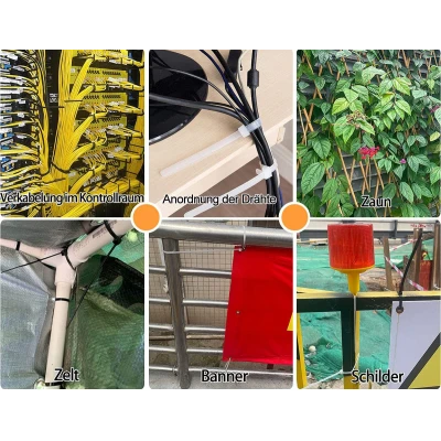 LOT DE 100 COLLIERS DE SERRAGE 550*9MM NOIR  - 4