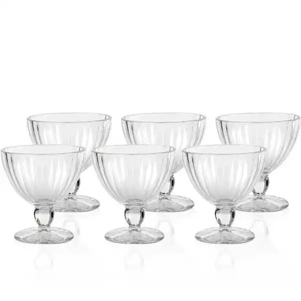 LOT DE 6 COUPES À GLACE 25CL LUMINARC