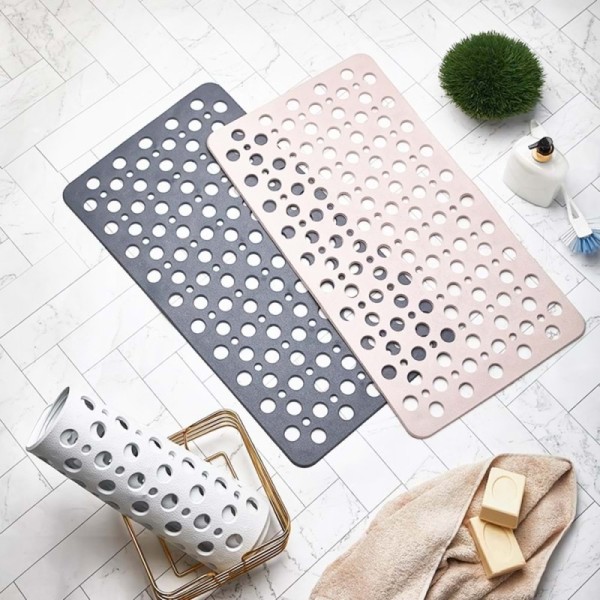 TAPIS DE BAIN ANTIDÉRAPANTE RECTANGULAIRE 36*66CM