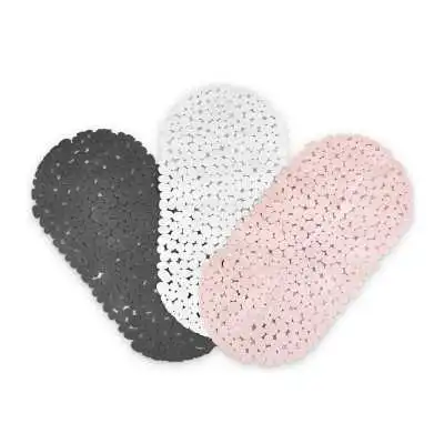 TAPIS DE BAIN ANTIDÉRAPANTE OVALE 34*68CM - 1