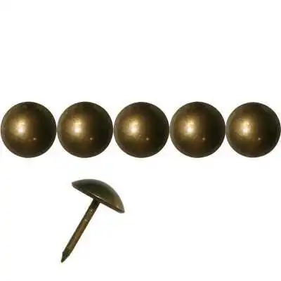 LOT DE 20 CLOUS TAPISSIER DÉCORATIFS BRONZE - 1