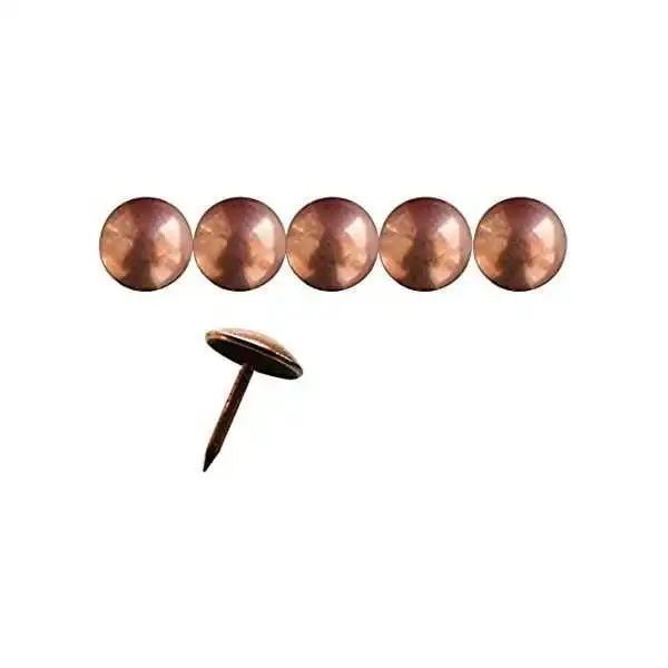 LOT DE 20 CLOUS TAPISSIER DÉCORATIFS CUIVRE