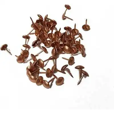 LOT DE 20 CLOUS TAPISSIER DÉCORATIFS CUIVRE  - 2