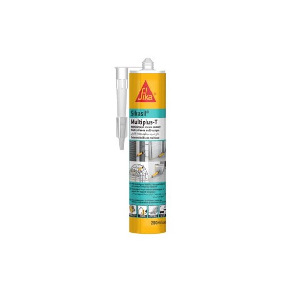 SILICONE MULTIPLUS-T TRANSPARENT 280 ML SIKA SIKA - 1