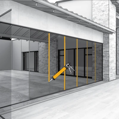 SILICONE MULTIPLUS-T TRANSPARENT 280 ML SIKA SIKA - 4