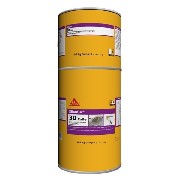 COLLE ÉPOXYDIQUE POUR SCELLEMENTS ET COLLAGES RIGIDES 1.2KG SIKA
