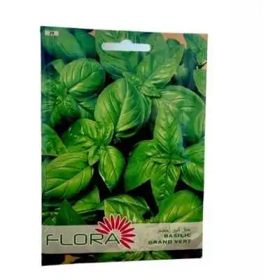 SEMENCES BASILIC GRAND VERT FLORA - 1