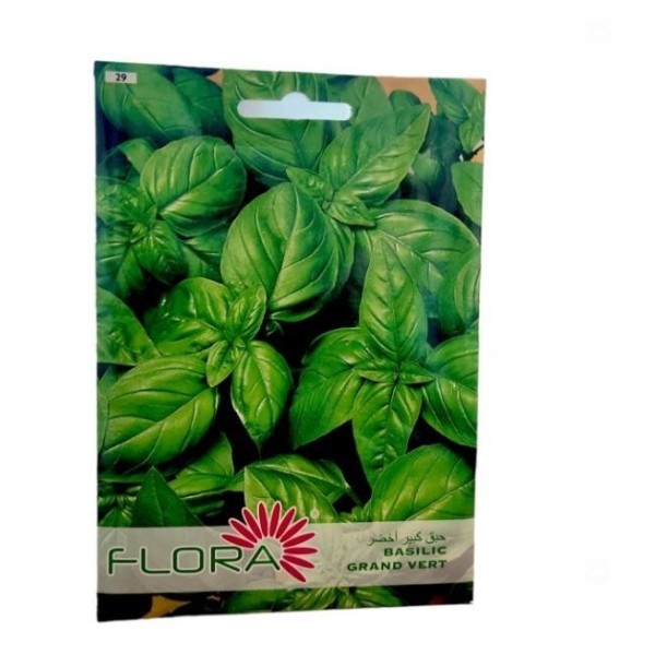 SEMENCES BASILIC GRAND VERT FLORA