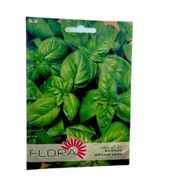 SEMENCES BASILIC GRAND VERT FLORA