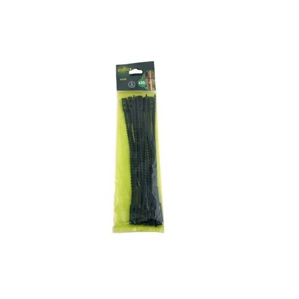 LOT DE 20 LIENS EN PLASTIQUE 35CM NORTENE