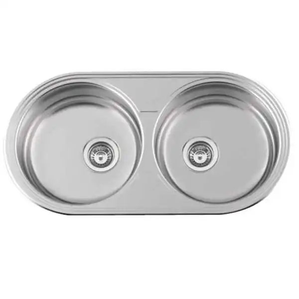 ÉVIER DUETO ENCASTRABLE 2BACS 847*444MM RODI