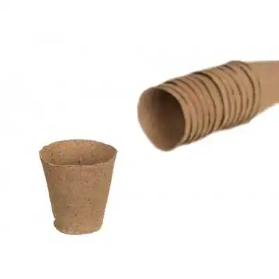 LOT DE 24 POTS RONDS EN CARTON 6CM ECLOR ECLOR - 3