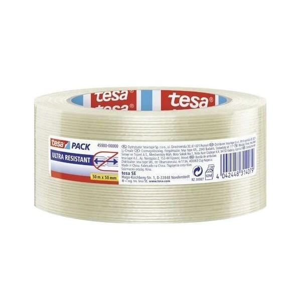 RUBAN ADHÉSIF D'EMBALLAGE 50MMx50M TRANSPARENT TESA