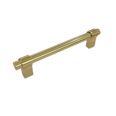 POIGNÉE DE MEUBLE 128MM DORÉ FORME RONDE NOBEL - 1