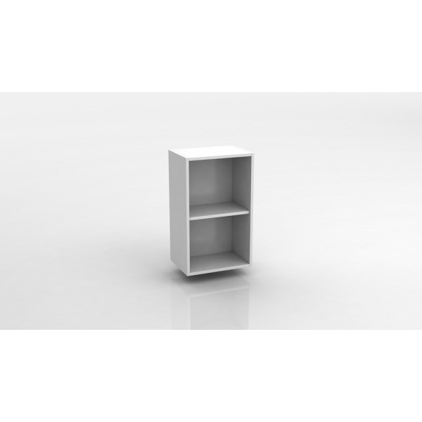 MEUBLE HAUT DE CUISINE AVEC ÉTAGÈRE À 2 NIVEAUX LARGEUR 40CM IKIT