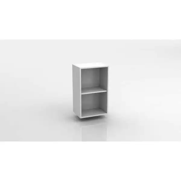 MEUBLE HAUT DE CUISINE AVEC ÉTAGÈRE À 2 NIVEAUX LARGEUR 40CM IKIT