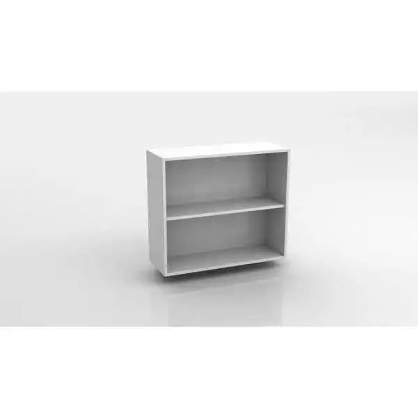 MEUBLE HAUT DE CUISINE AVEC ÉTAGÈRE À 2 NIVEAUX LARGEUR 80CM IKIT