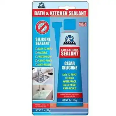 SILICONE POUR SALLE DE BAIN ET CUISINE 85GR SABER SABER - 1