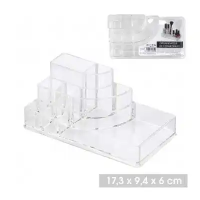 ORGANISATEUR COSMÉTIQUE DE RANGEMENT MAQUILLAGE 7 CREUX - 1