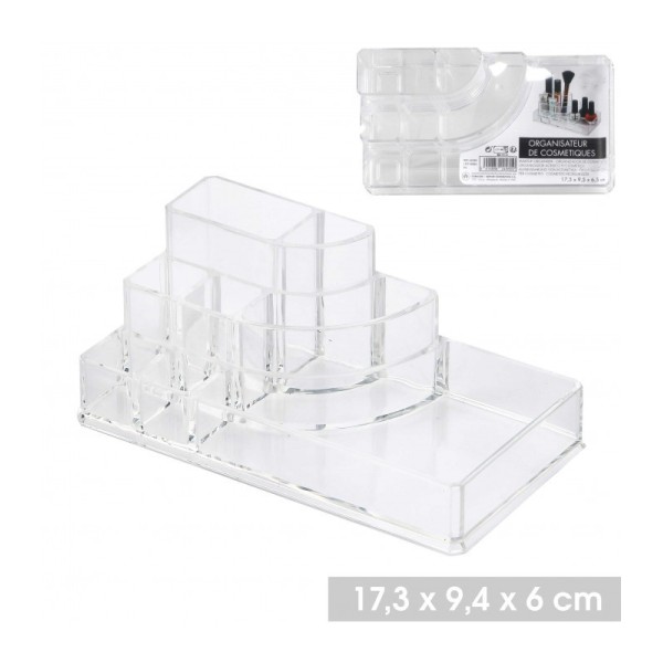 ORGANISATEUR COSMÉTIQUE DE RANGEMENT MAQUILLAGE 7 CREUX