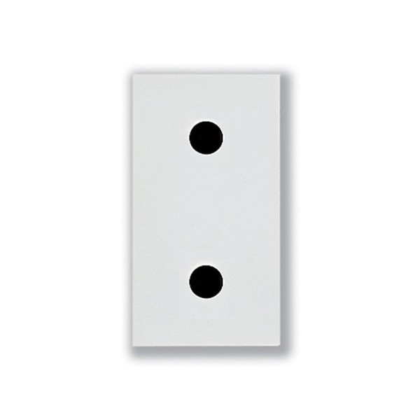 PRISE 2 POLES 16A BLANC SYS45  SOMEF