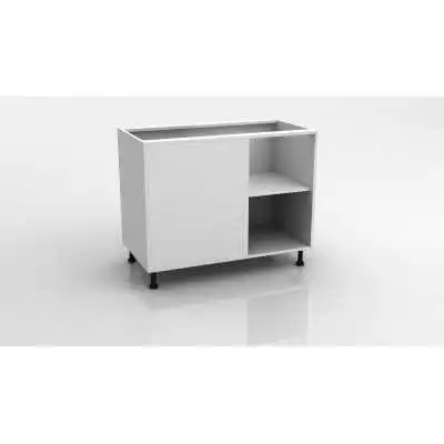 MEUBLE BAS DE CUISINE COIN GAUCHE L.1M AVEC ÉTAGÈRE IKIT IKIT - 1