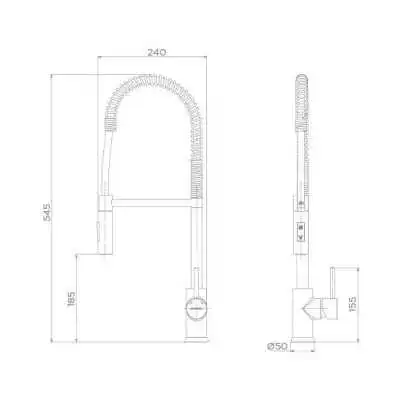 MITIGEUR D’EVIER LONG BIZERTE SOPAL SOPAL - 3 MITIGEUR D’EVIER LONG BIZERTE SOPAL SOPAL - 3
