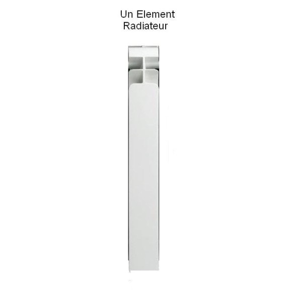 1 ELEMENT RADIATEUR ALUMINIUM 500 BLANC 121W HELYOS
