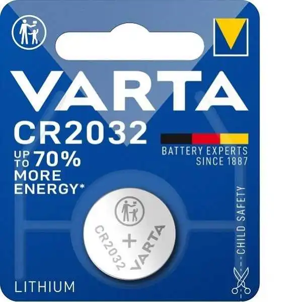 PILE BOUTON AU LITHIUM 3V CR2032 VARTA