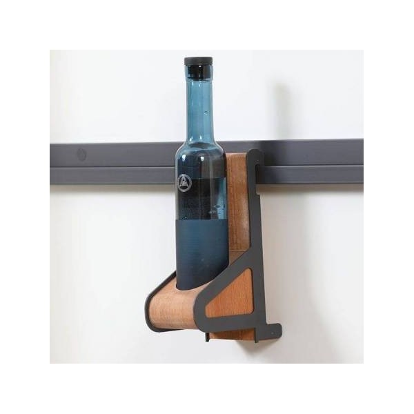 PORTE BOUTEILLE EN BOIS NOIR QUARTELLO