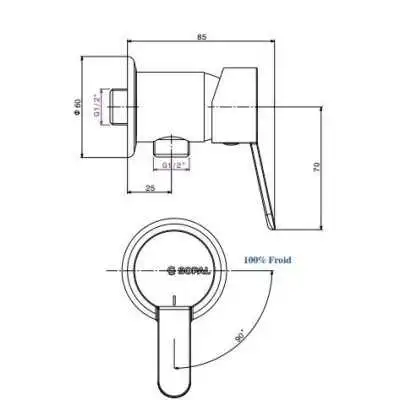 ROBINET DE TOILETTE ZEMBRA SOPAL SOPAL - 2