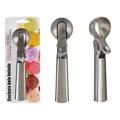 CUILLERE À GLACE EN ACIER ARGENTÉ AR KITCHEN - 1